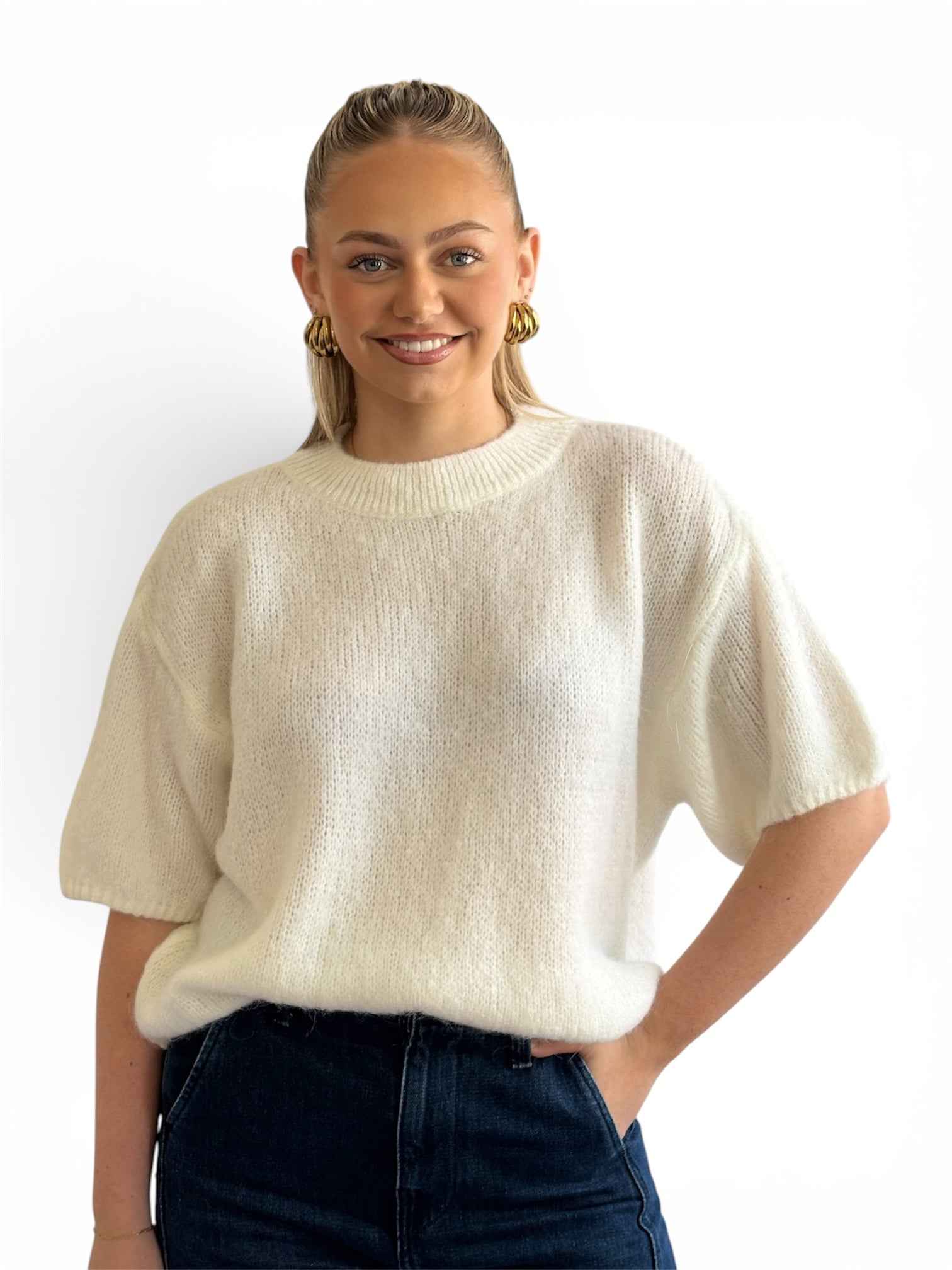 Pull manche courte