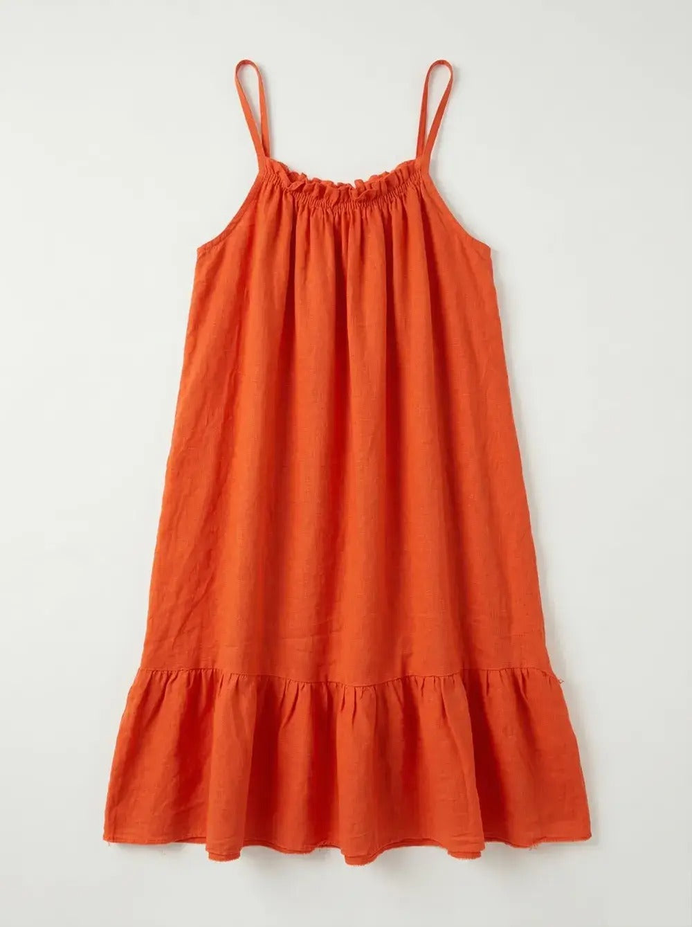 Robe courte à bretelles